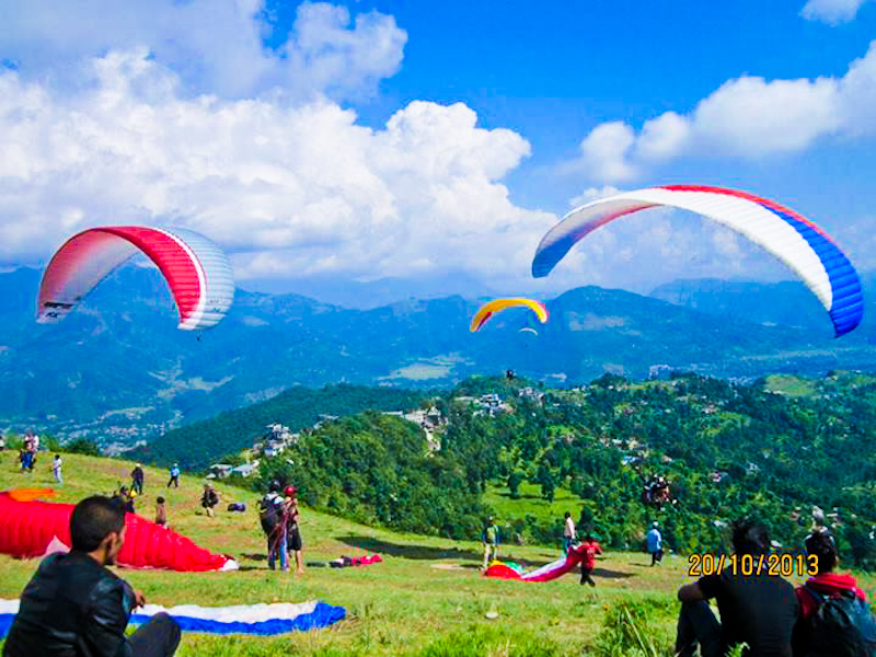 Paraglinding in Pokhara