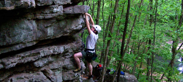 rock wall climbing 