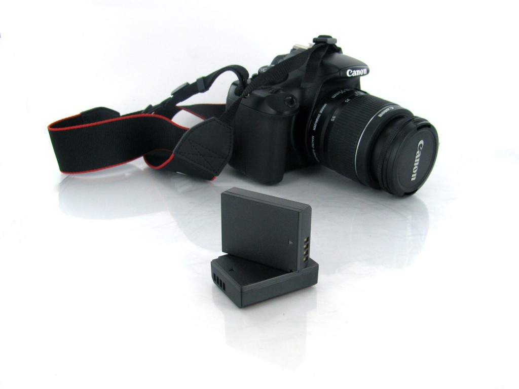 Camera and batteries for trekking