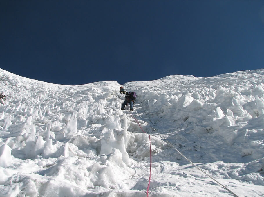 Everest Base Camp with Island Peak Trek Altitude profile